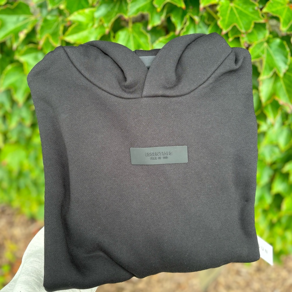 Fear of God Essentials ‘Jet Black’ Hoodie